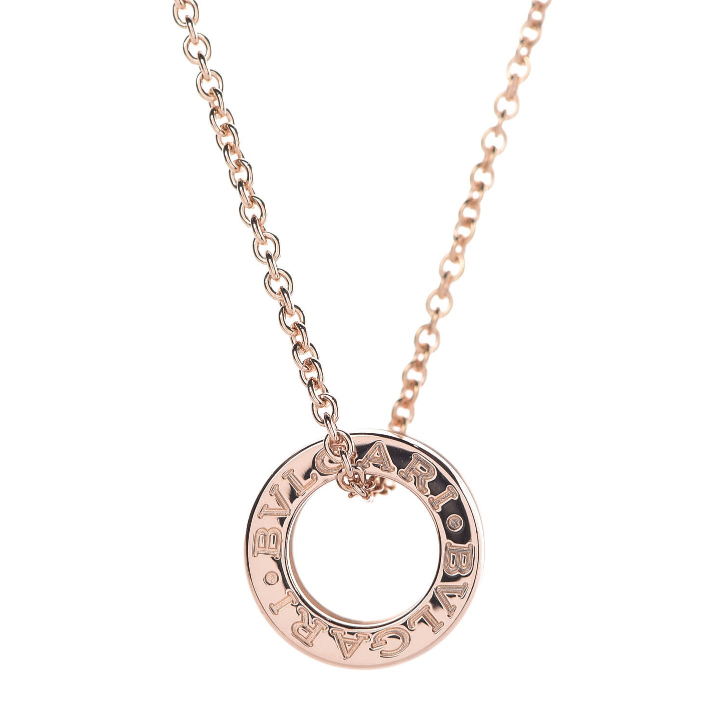 18K Rose Gold B.Zero1 Pendant Necklace