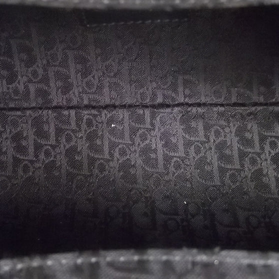Denim Logo Frame Bag Gray