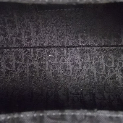Christian Dior Denim Logo Frame Bag Gray 10 of 10