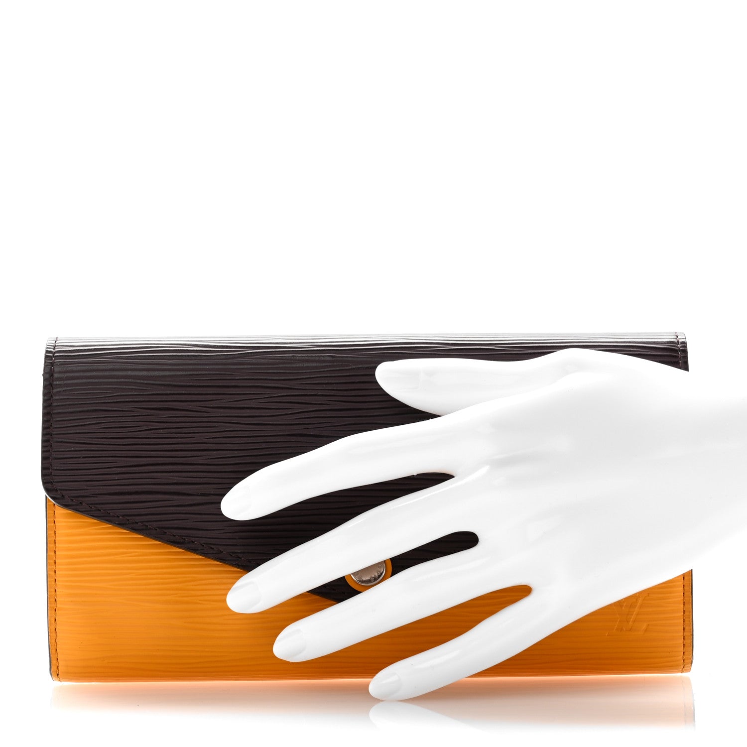 Louis Vuitton Epi Sarah Wallet NM Citron Cassis 2 of 8