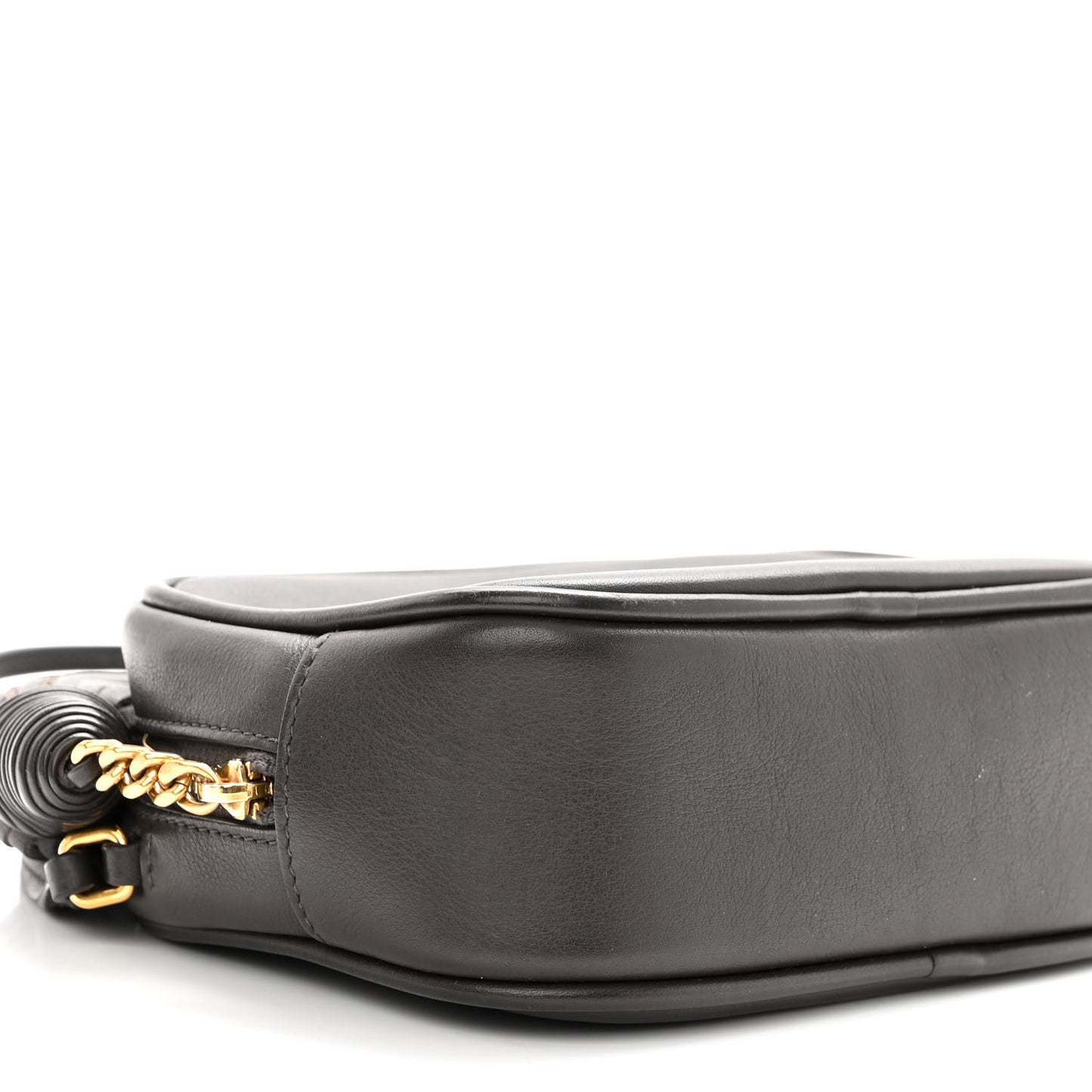 Nappa Monogram Blogger Bag Dark Grey