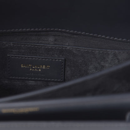 Saint Laurent Calfskin Medium Monogram Sunset Gray 5 of 11