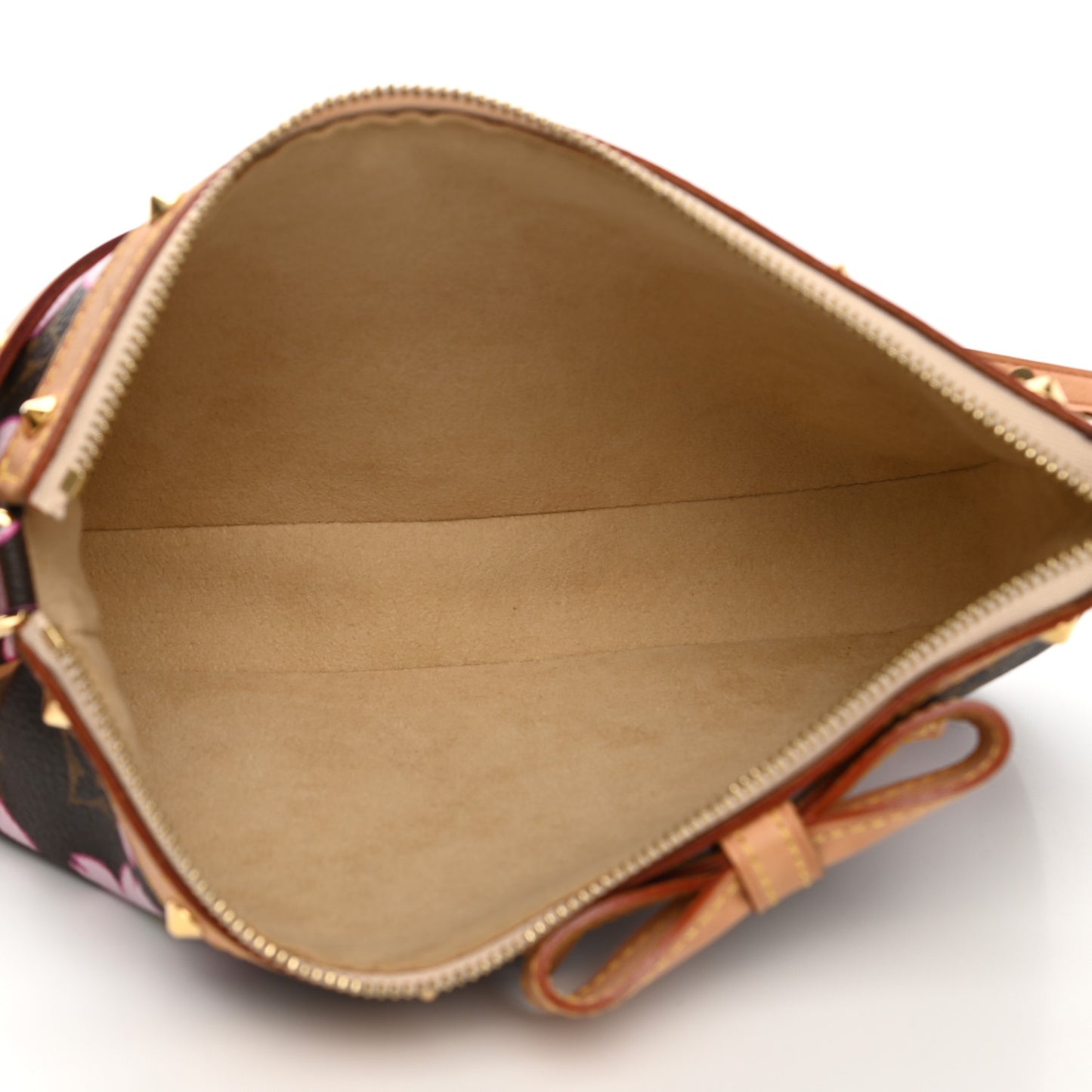 Monogram Cherry Blossom Pochette Accessories Brown