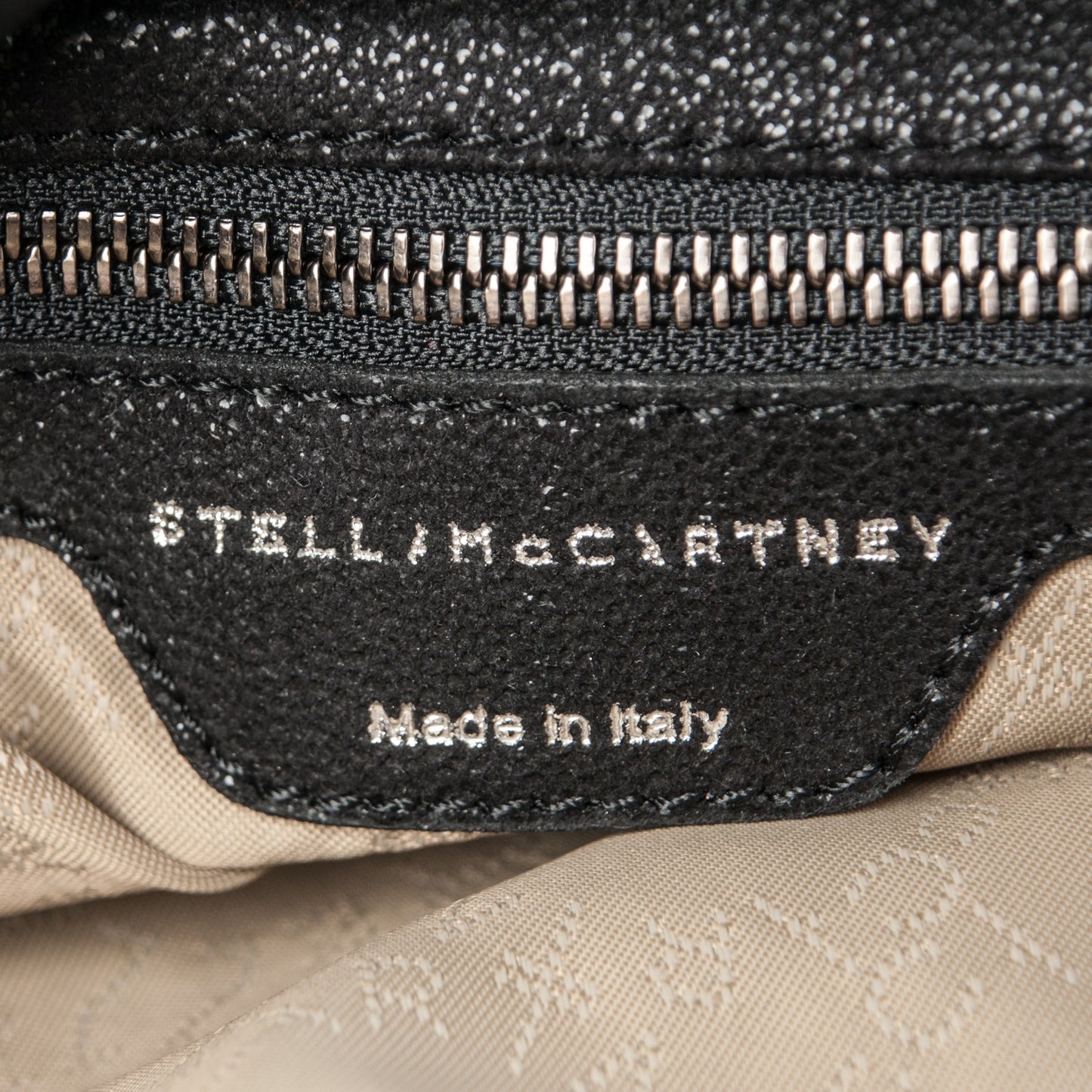 Shaggy Deer Small Falabella Fold Over Tote Black