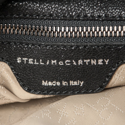 Stella McCartney Shaggy Deer Small Falabella Fold Over Tote Black 6 of 6