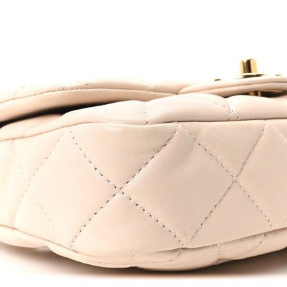 Chanel Lambskin Quilted Small CC Funky Town Flap Beige 9 of 10