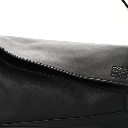 Loewe Calfskin Puzzle Hobo Black 7 of 9