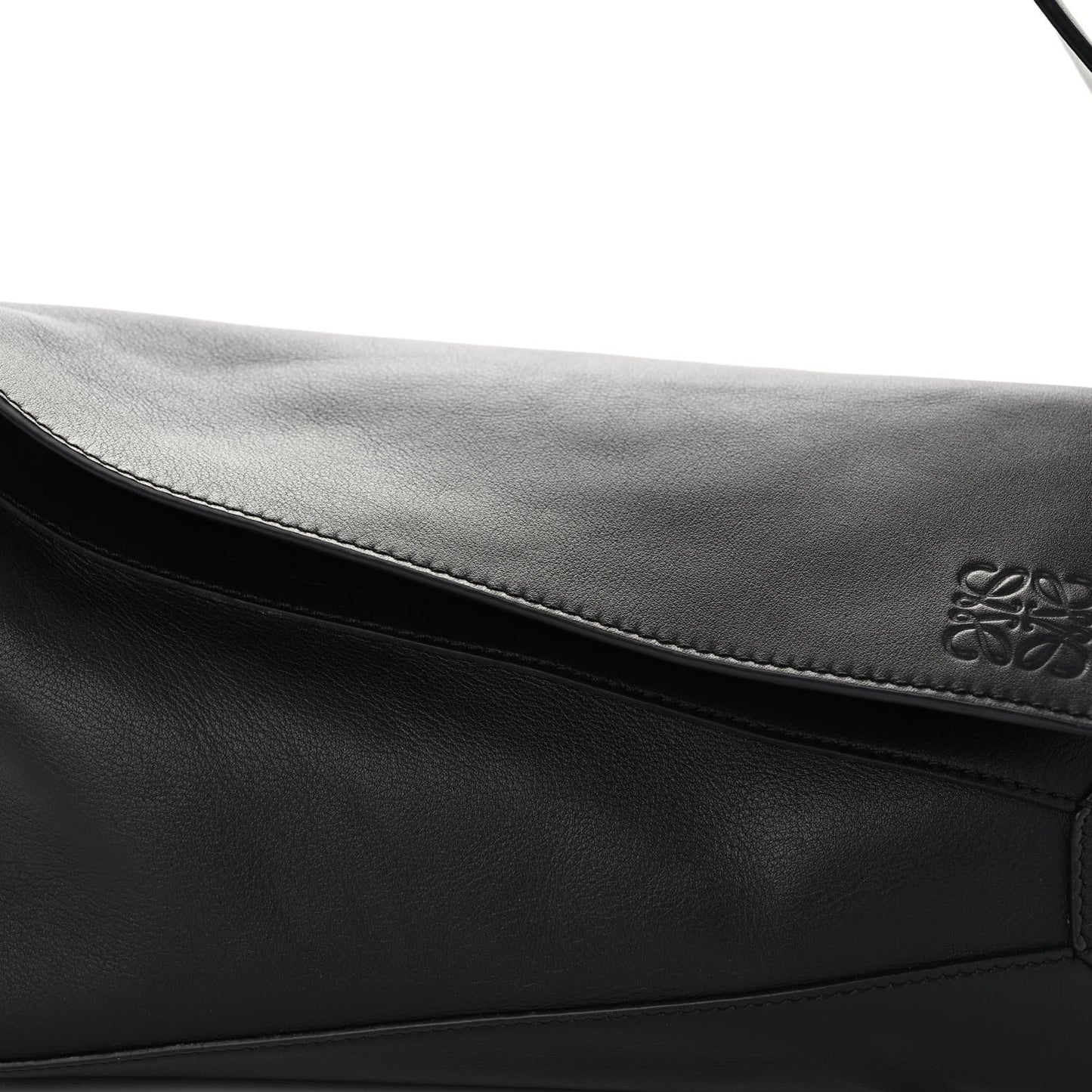 Calfskin Puzzle Hobo Black