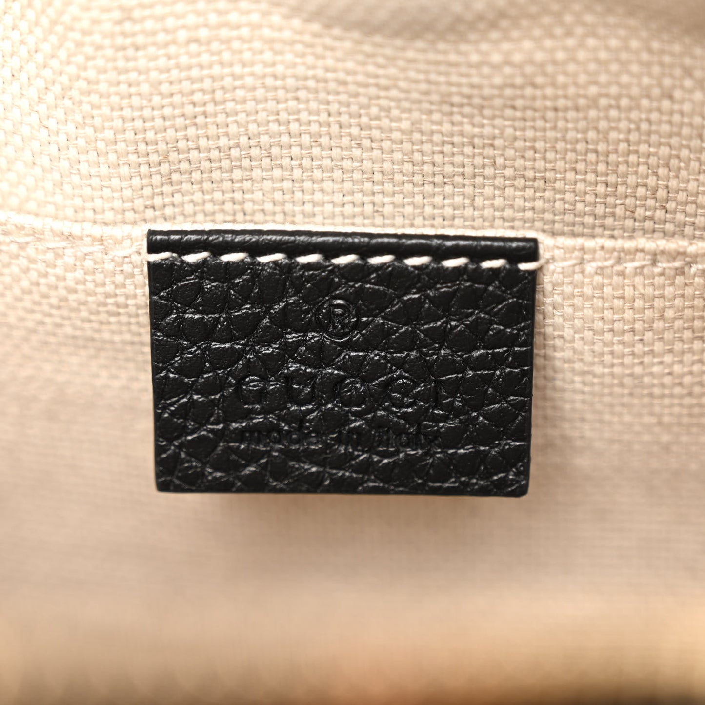 Pebbled Calfskin Small Soho Disco Bag Black