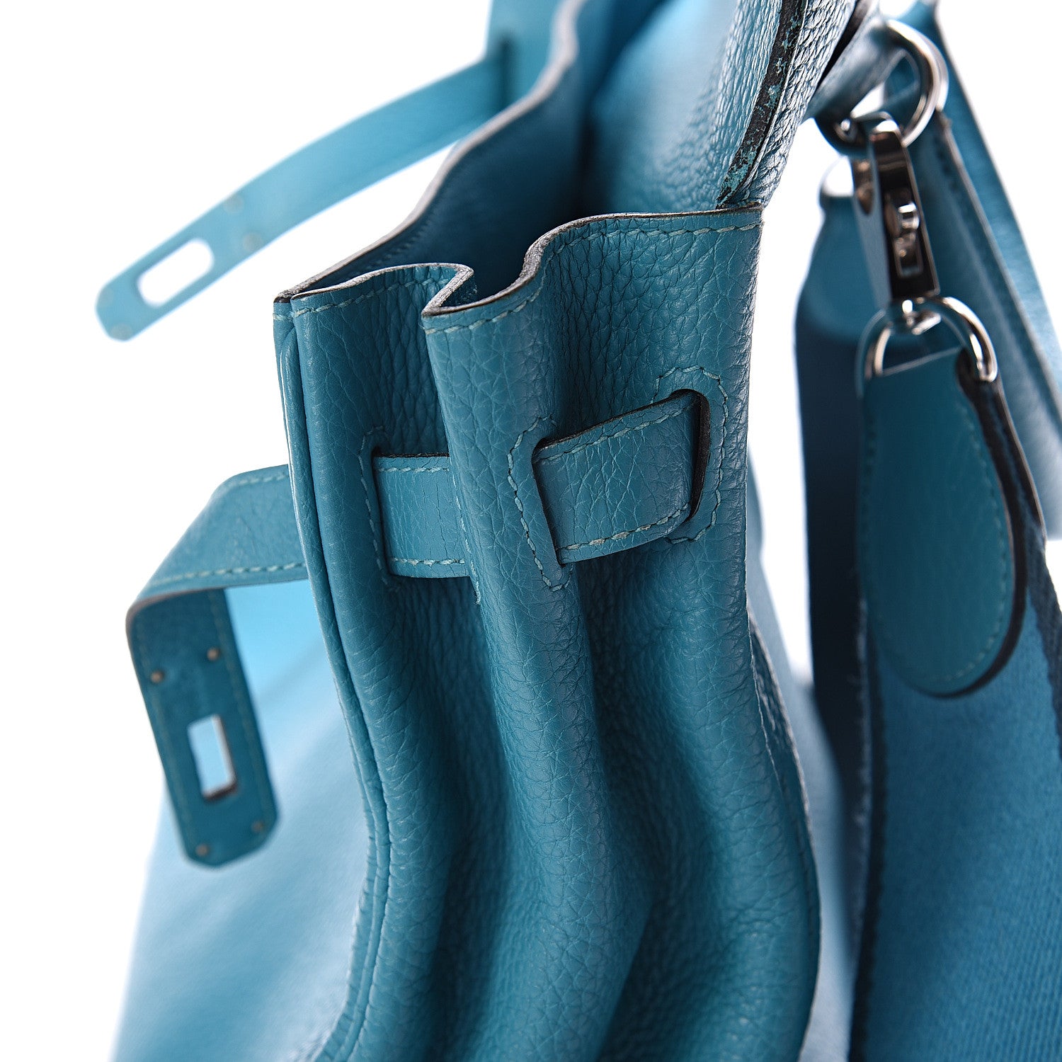 Hermes Taurillon Clemence Kelly Retourne 35 Bleu Izmir 10 of 33