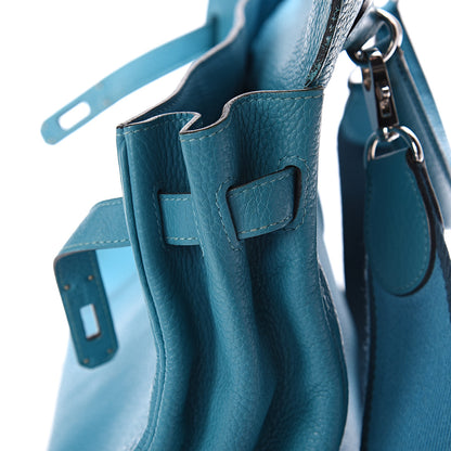 Hermes Taurillon Clemence Kelly Retourne 35 Bleu Izmir 10 of 33