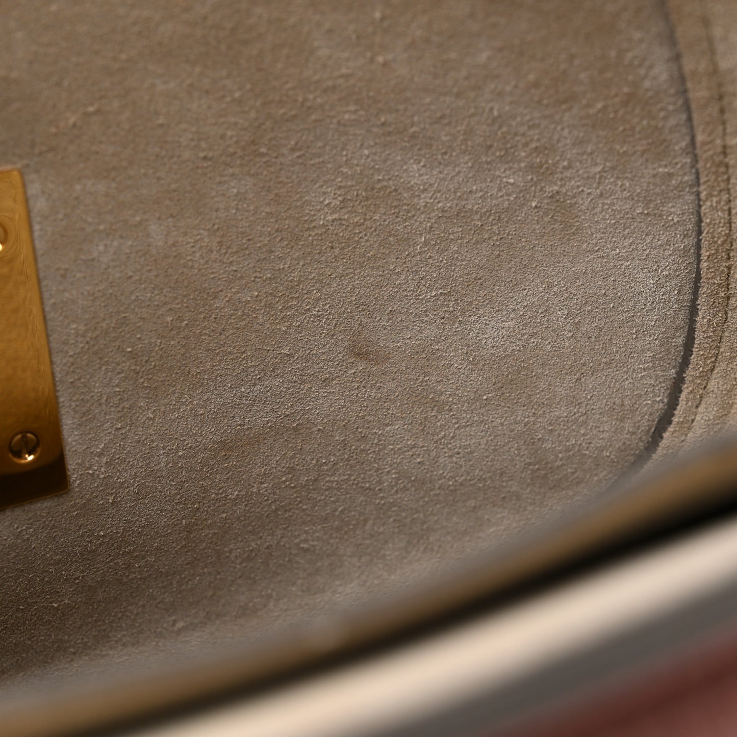 Grained Lambskin Mini Drew Shoulder Bag Cement Pink