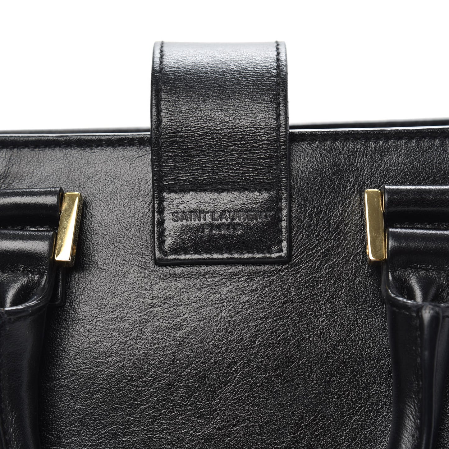 Calfskin Monogram Baby Cabas Black