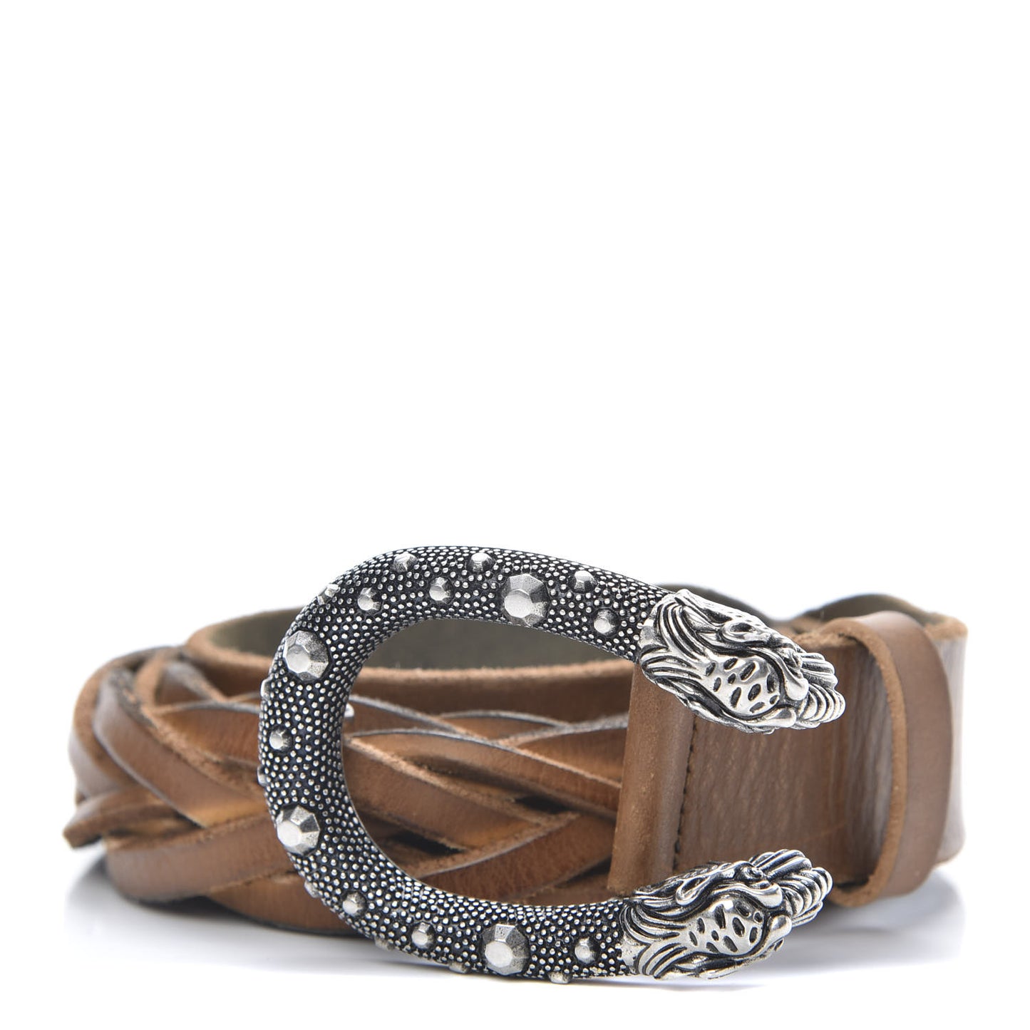 Calfskin Braided Dionysus Belt 95 38 Cuir