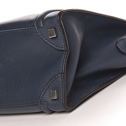 Celine Drummed Calfskin Micro Luggage Orage 20 of 20