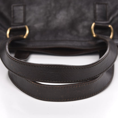Saint Laurent Calfskin Medium Downtown Brown 8 of 19