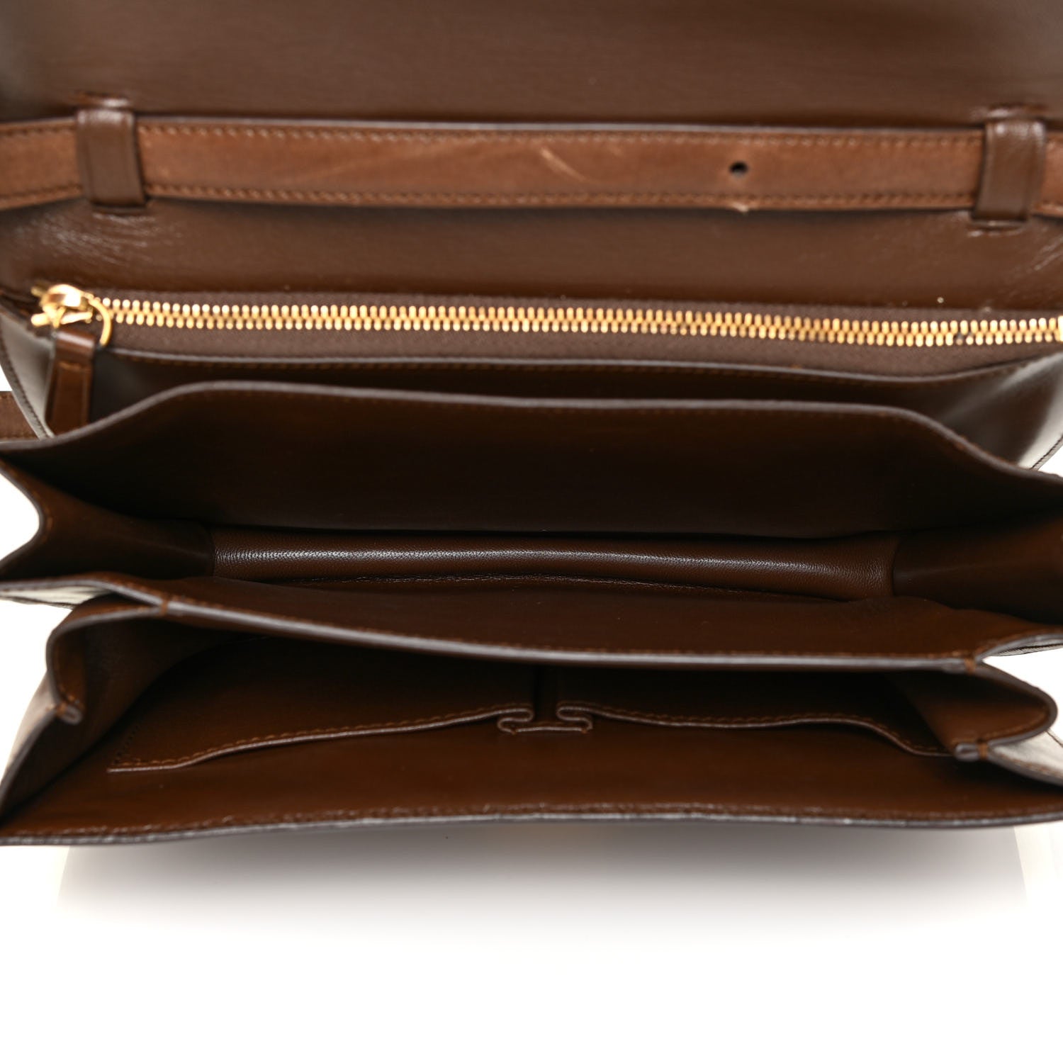 Celine Box Calfskin Medium Classic Box Flap Bag Havana 10 of 26