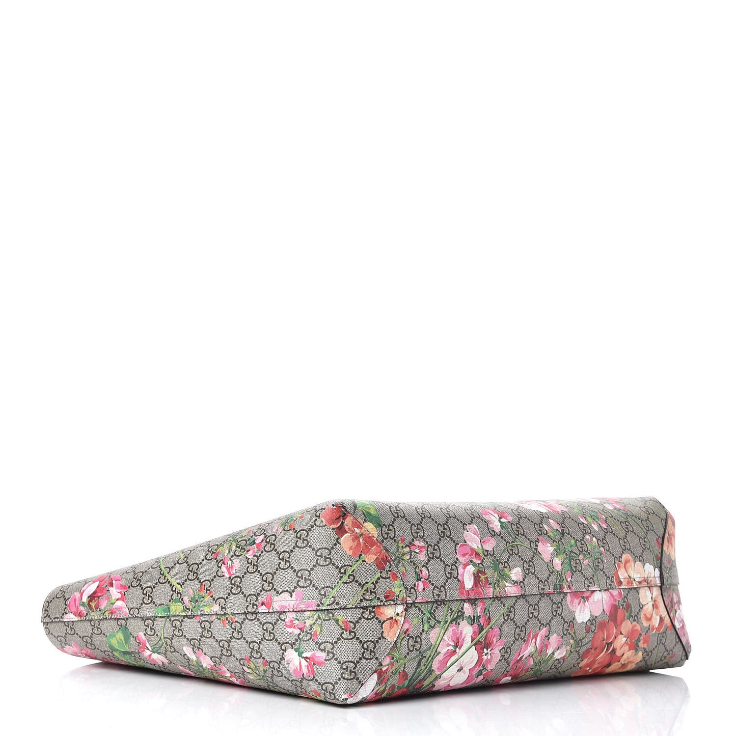 GG Supreme Monogram Blooms Medium Reversible Tote Beige Multicolor Dry Rose