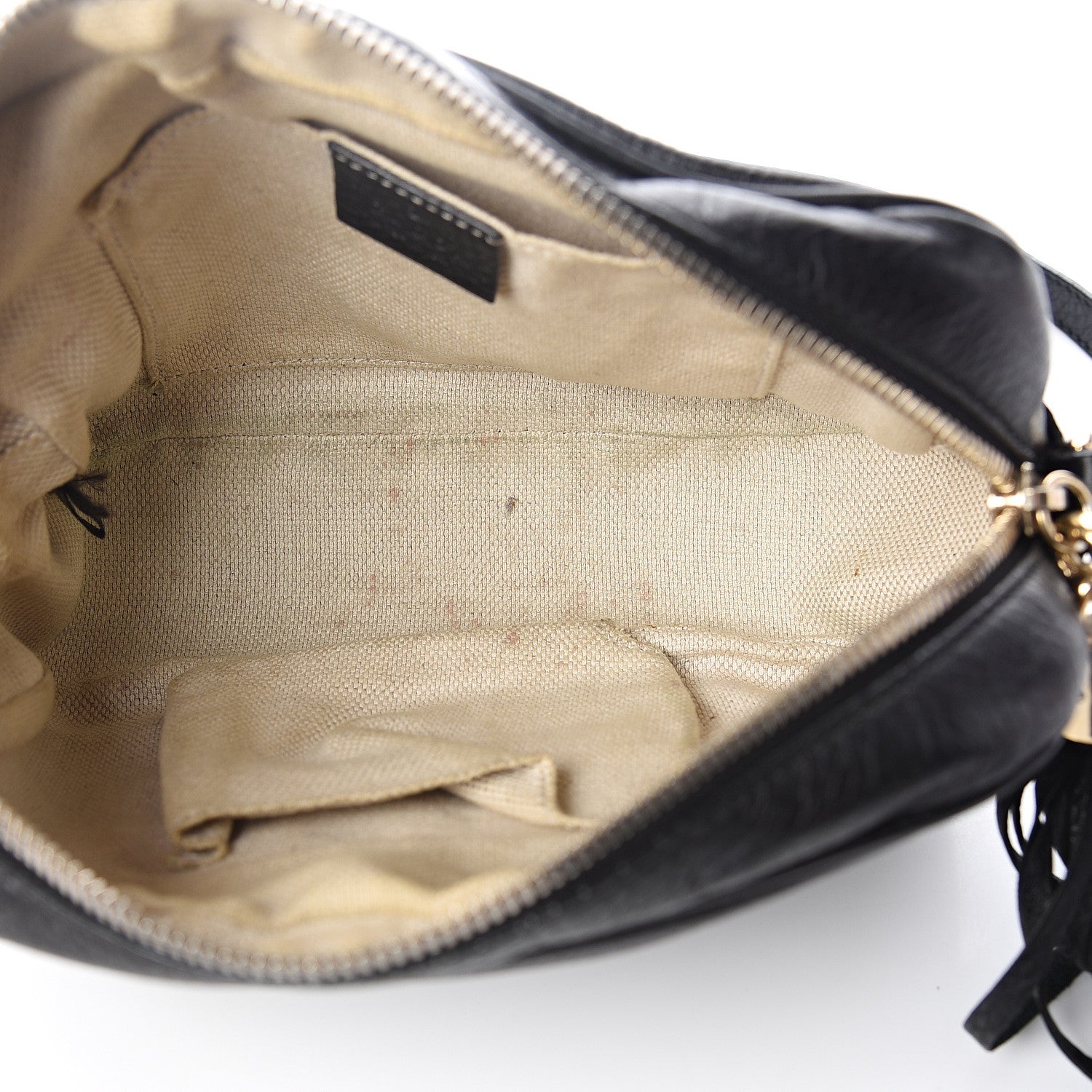 Gucci Pebbled Calfskin Small Soho Disco Bag Black 4 of 11