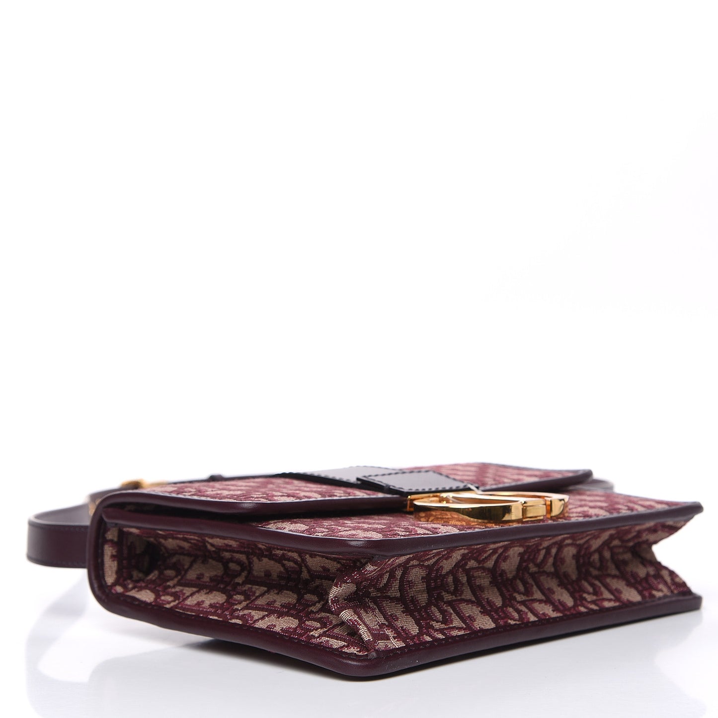 Oblique 30 Montaigne Flap Bag Burgundy