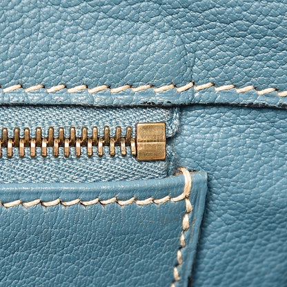 Hermes Epsom Birkin 35 Blue Jean 15 of 43