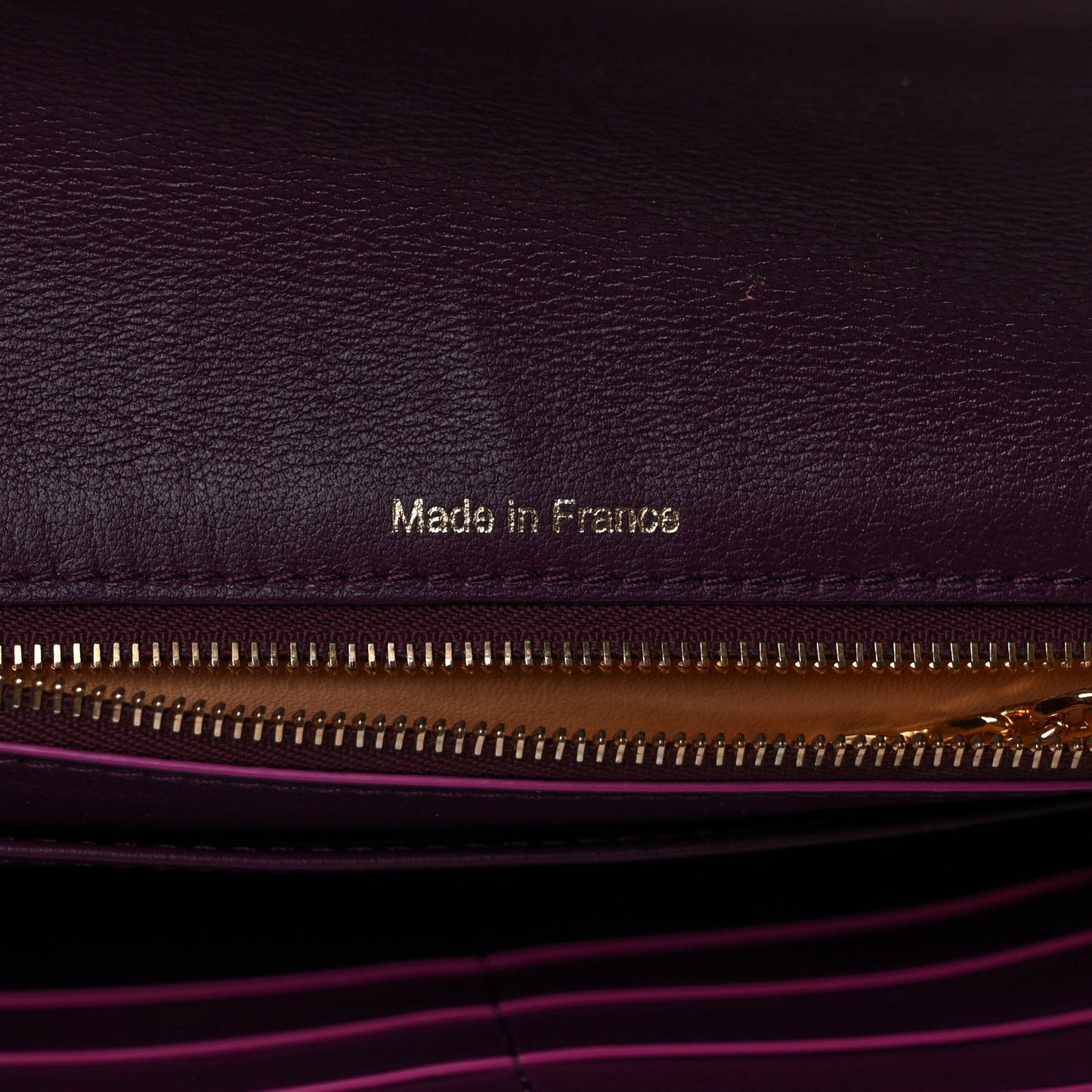 Calfskin Tempete Pochette Burgundy