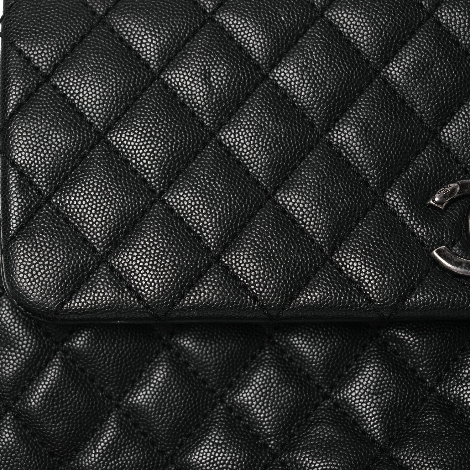 Chanel Caviar Quilted Medium Coco Handle Flap Black 9 of 13