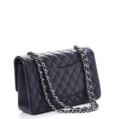 Chanel Caviar Quilted Medium Double Flap Navy 3 of 7