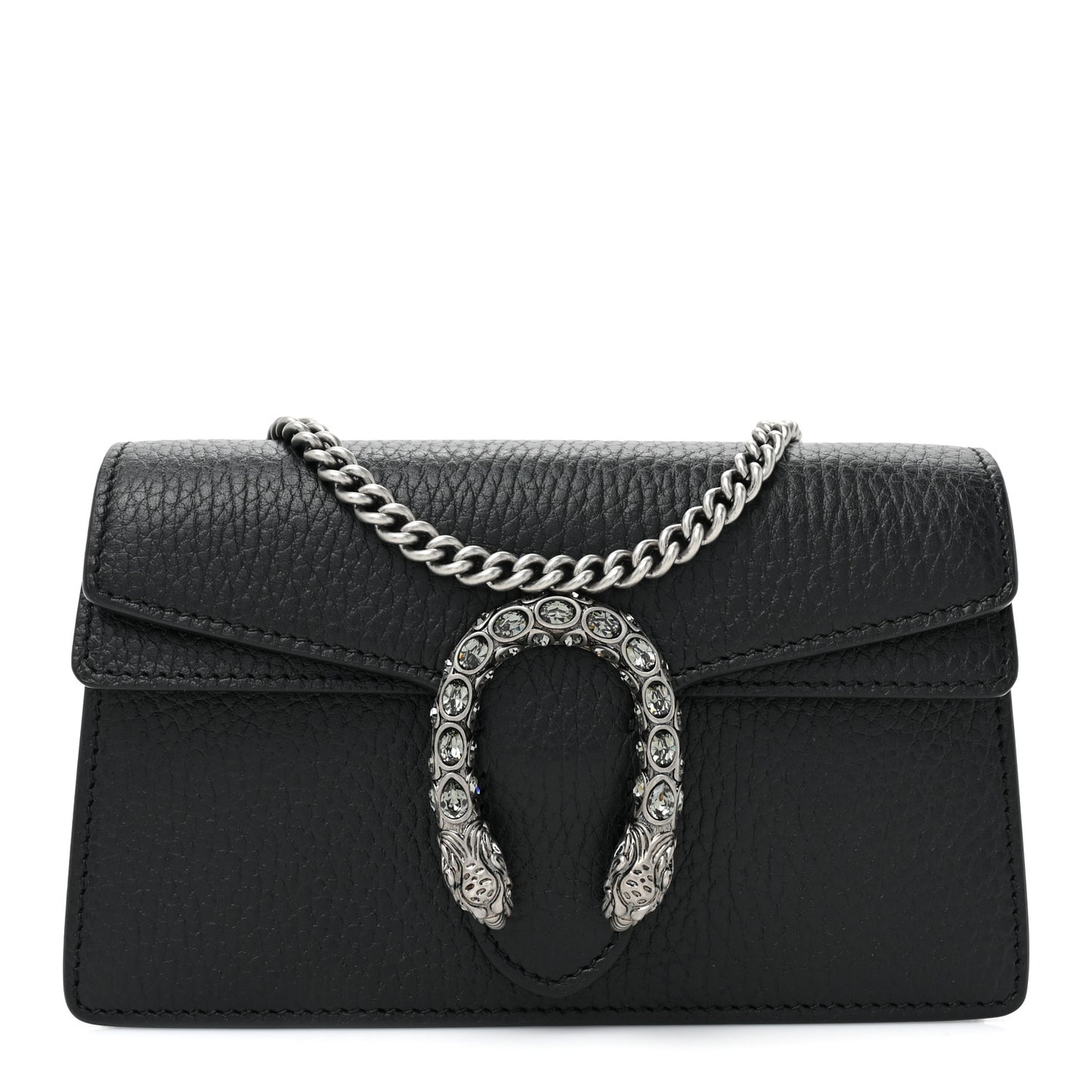 Calfskin Super Mini Dionysus Shoulder Bag Black