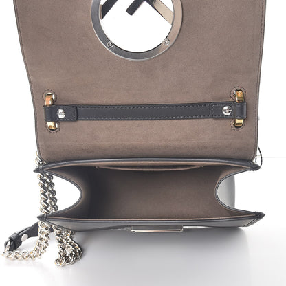 Fendi Vitello Century Opaco F is Fendi Small Kan I Shoulder Bag Black 6 of 9
