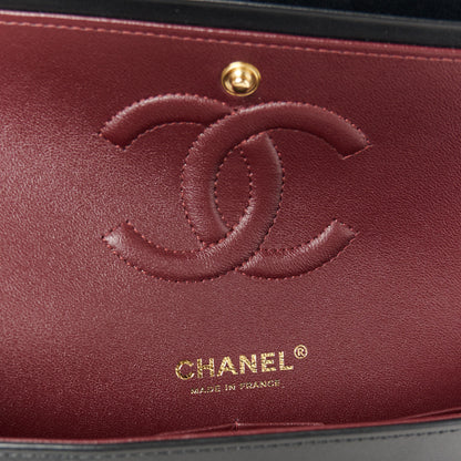 Chanel Lambskin Quilted Medium Double Flap Black 6 of 12