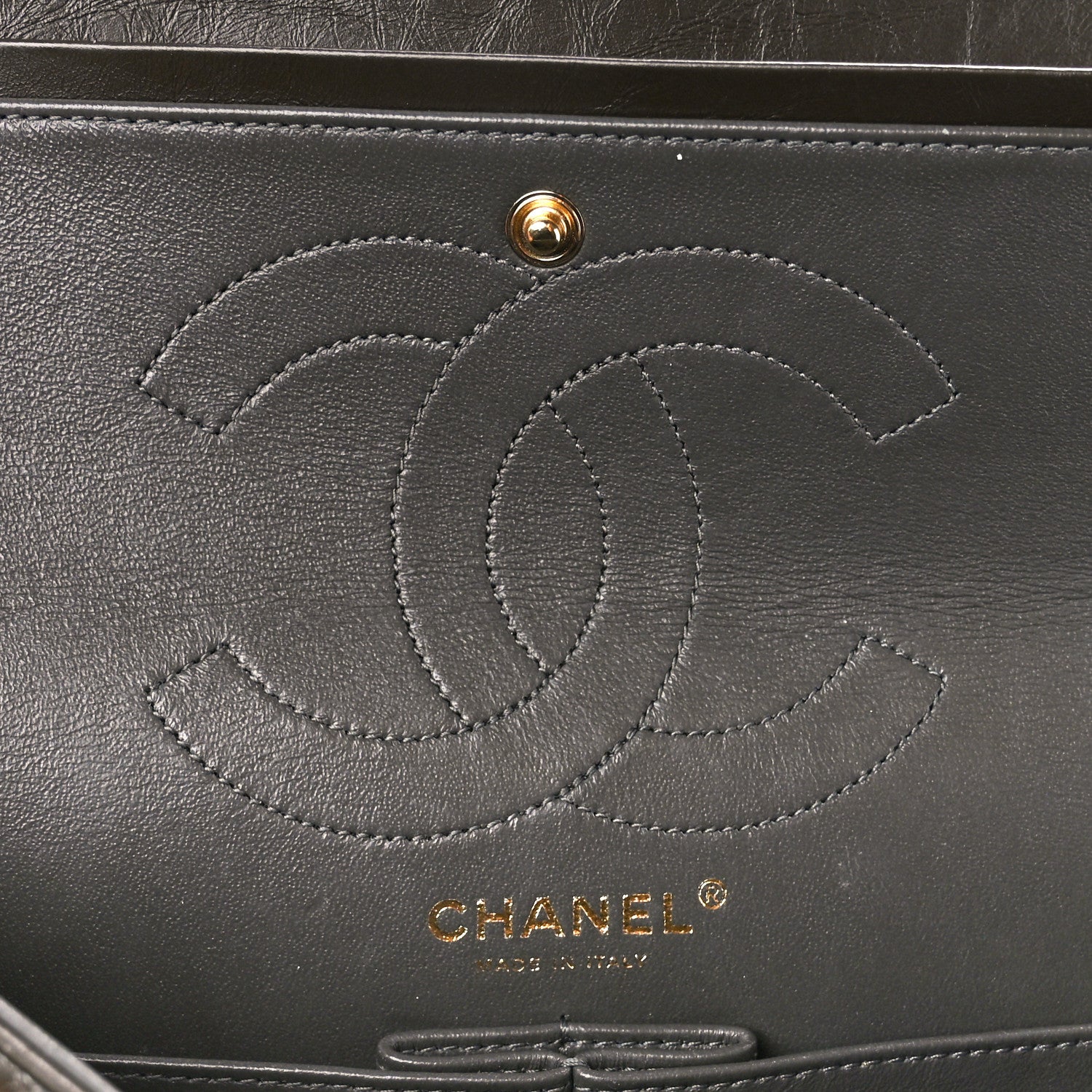 Chanel Aged Calfskin Quilted 2.55 Reissue 226 Flap Dark Khaki 6 of 11