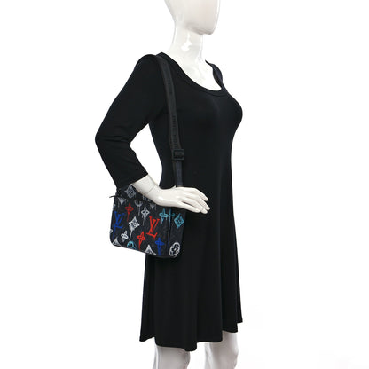 Louis Vuitton Monogram Eclipse LV Graffiti Trio Messenger Multicolor 2 of 9