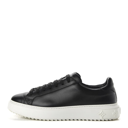 Louis Vuitton Calfskin Time Out Sneakers 41.5 Black 1 of 10