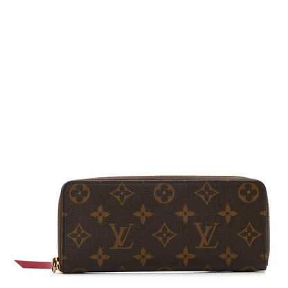 Louis Vuitton Monogram Clemence Wallet Fuchsia 1 of 8
