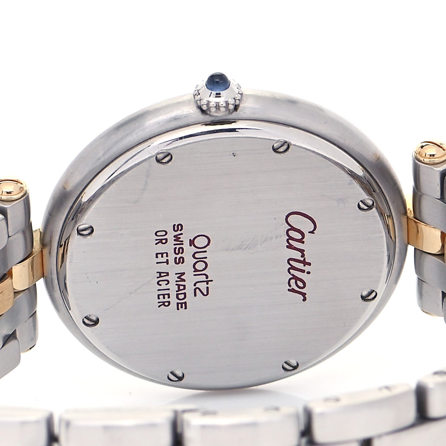 Stainless Steel 18K Yellow Gold 29mm Panthere Vendome Quartz Watch