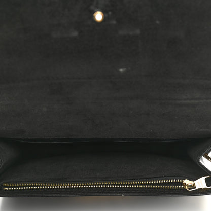 Louis Vuitton Calfskin Chain Louise GM Black 5 of 12