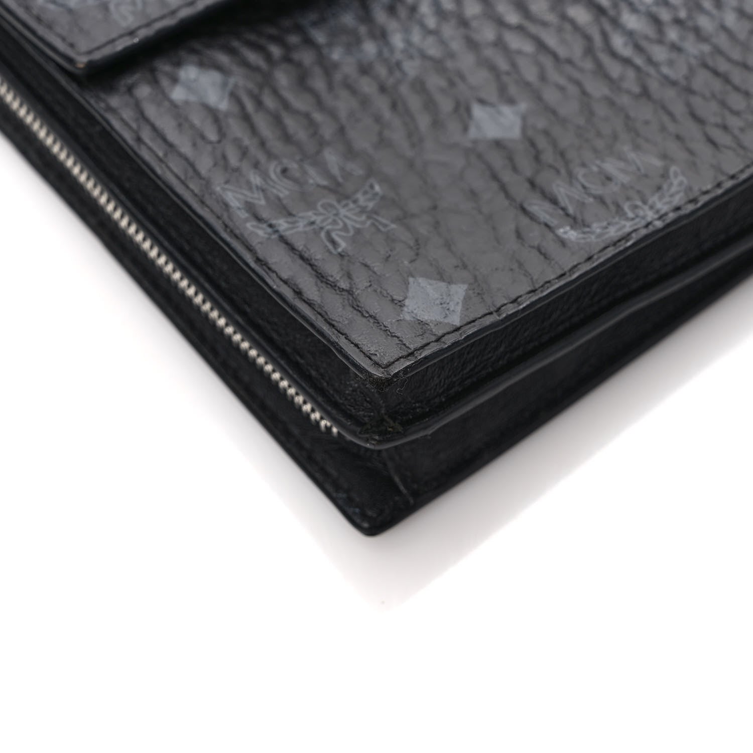 MCM Visetos Geo Phone Case Crossbody Black 10 of 12