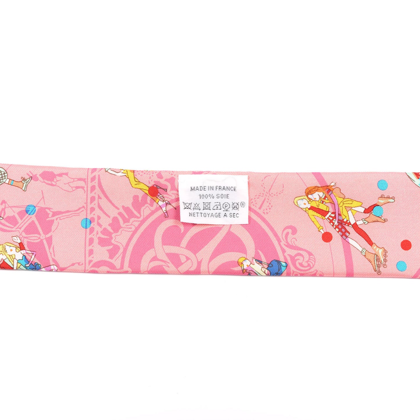 Silk Ex-Libris Les Parisie Twilly Rose Malabar Jaune