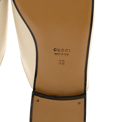 Gucci Malaga Kid Womens Princetown Slippers 39 Mystic White 6 of 8