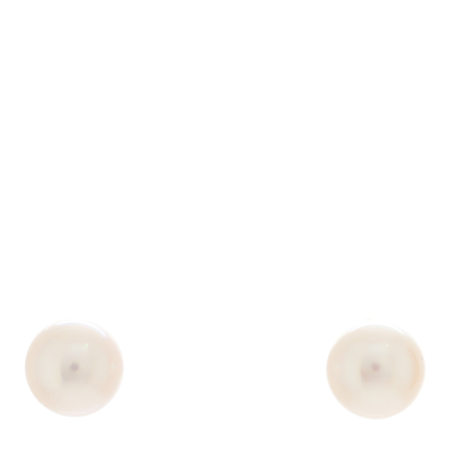 18K White Gold Akoya Pearl 6-6.5mm Signature Earrings