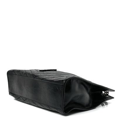 Saint Laurent Crinkled Calfskin Matelasse Monogram Niki Shoulder Bag Black 9 of 11
