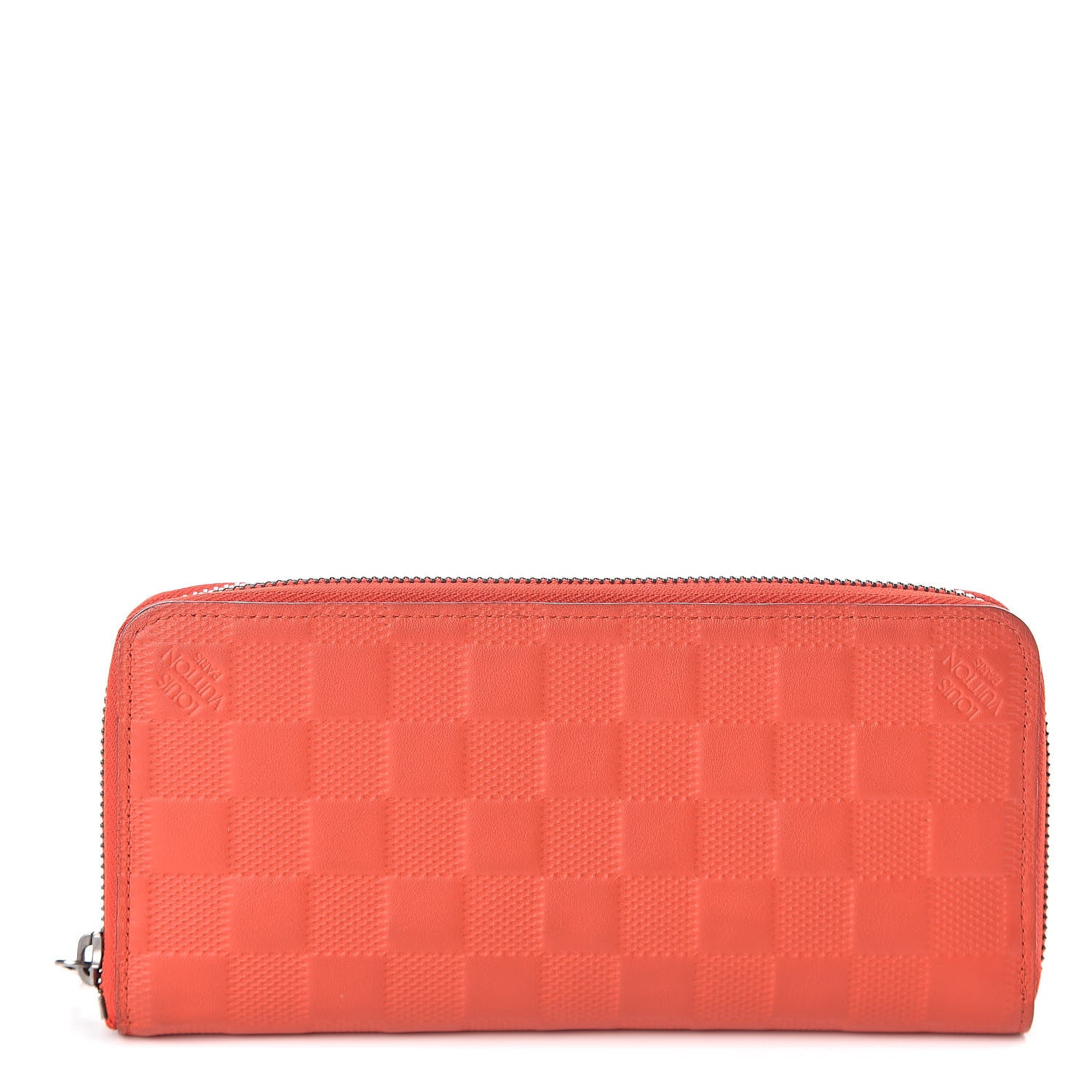 Louis Vuitton Damier Infini Zippy Vertical Wallet Magma 1 of 7