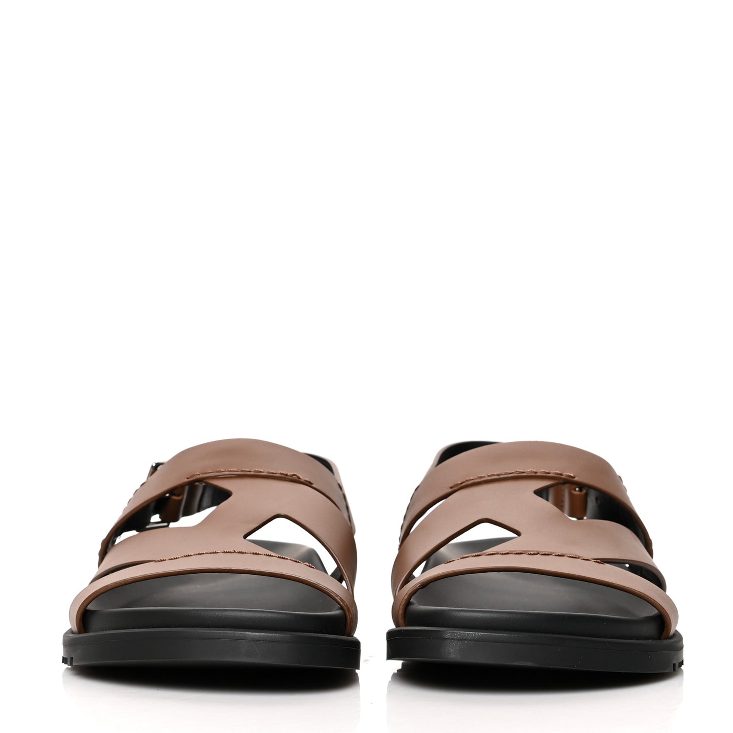 Calfskin Womens Delphes Sandals 41 Gold