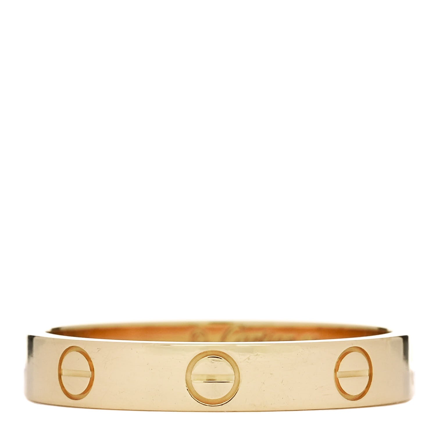 Cartier 18K Yellow Gold 3.5mm LOVE Wedding Band Ring 59 8.75 1 of 4