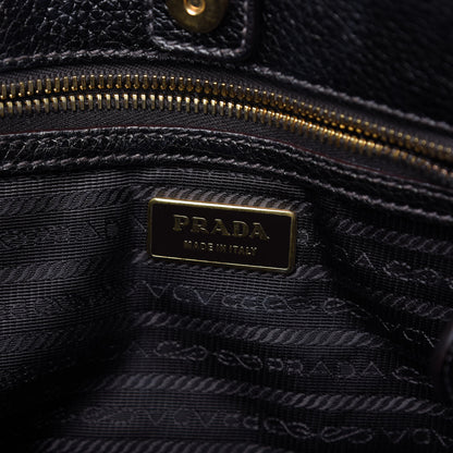 Prada Vitello Daino Tote Piombo 8 of 10