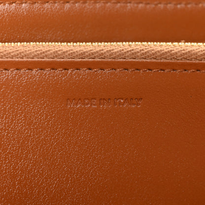 Celine Natural Calfskin Large Zip Around Multifunction Wallet Tan 8 of 16