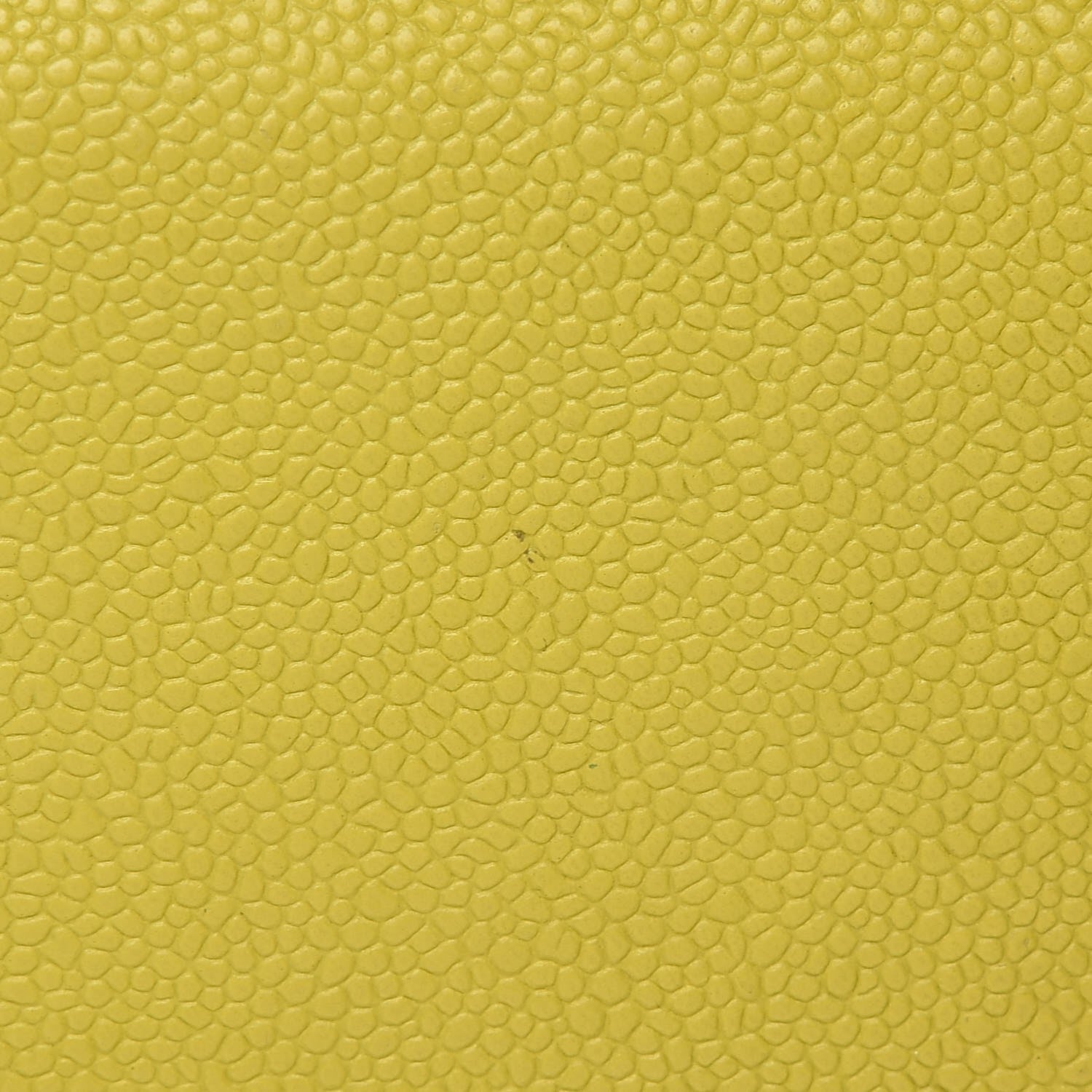 Chanel Caviar Timeless CC Yen Wallet Yellow 12 of 19