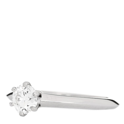 Tiffany Platinum Diamond .46ct Solitaire Engagement Ring 50 5.5 3 of 7