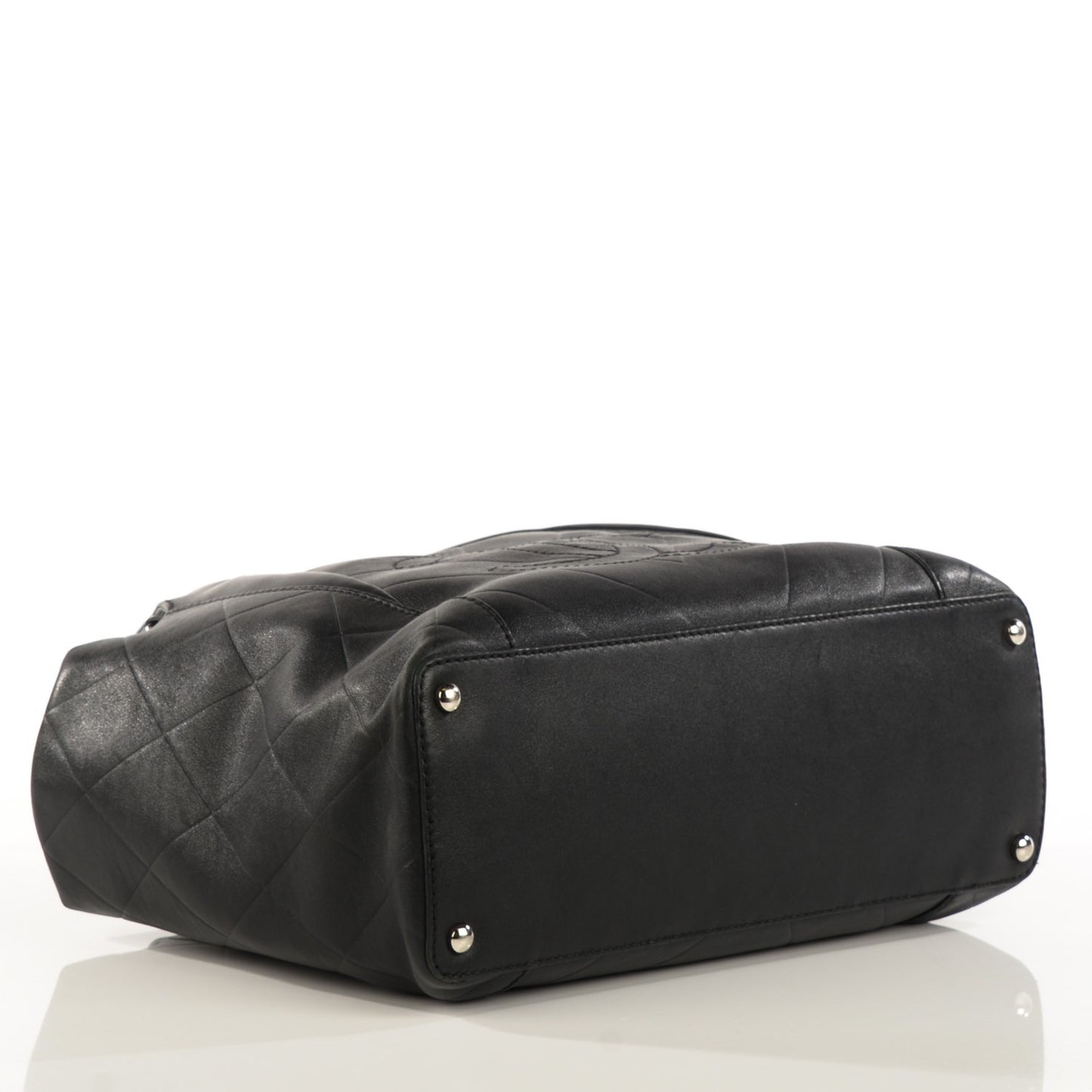 Calfskin CC Chevron All Day Long CC Bag Black
